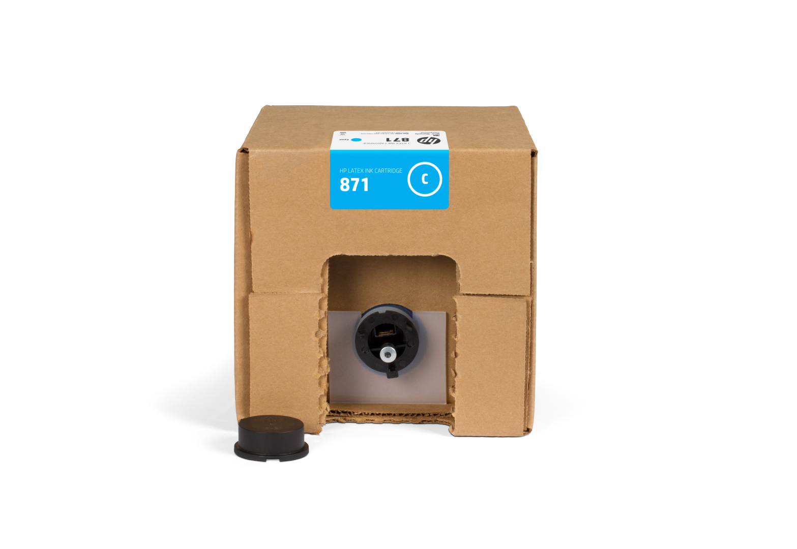 Латексные чернила HP 871 Cyan, в картриджах, 3 л