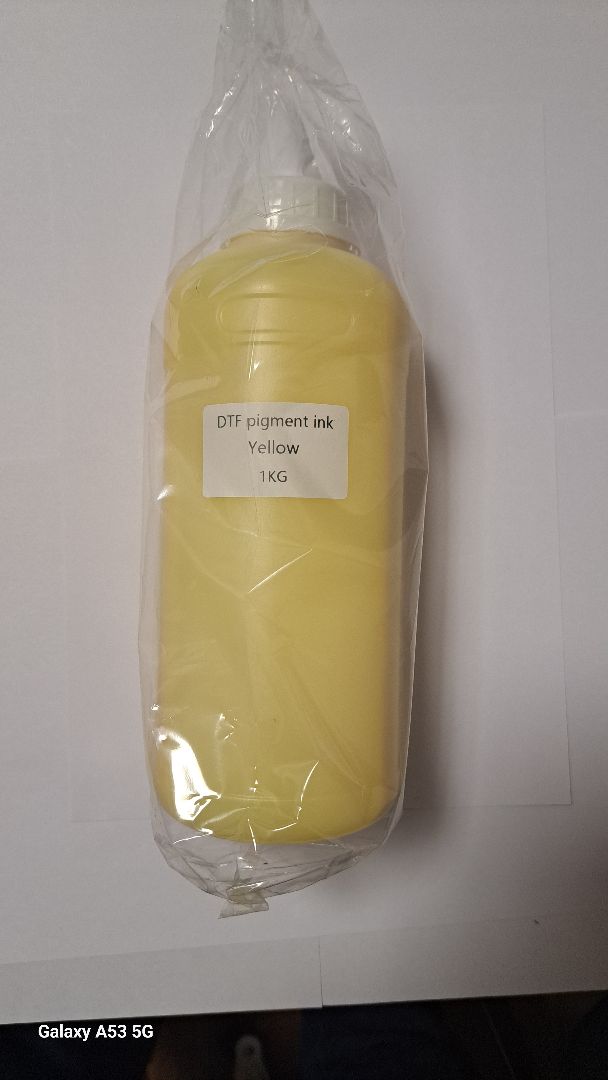Чернила для DTF печати Hazak Yellow (желтые), 1 л