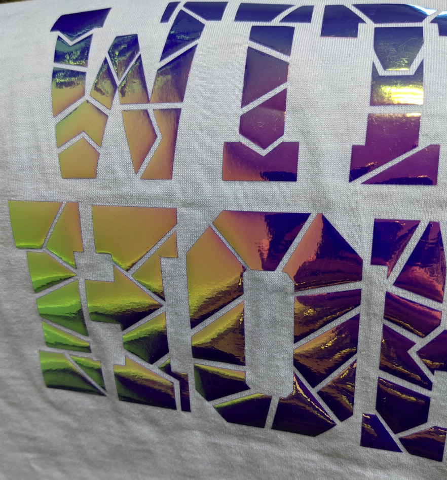 Термотрансферная пленка NOVA-FLEX HOLOGRAPHIC 1996 голографическая, фиолетовый хамелеон многоцветная, 0,50 x 25 м