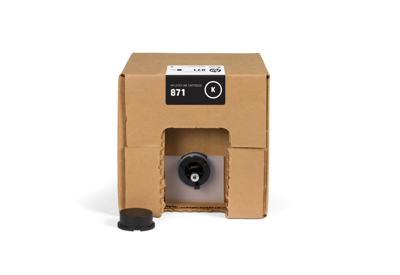 Латексные чернила HP 871 Black, в картриджах, 3 л